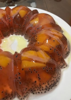 Foto resep Puding mangga less sugar