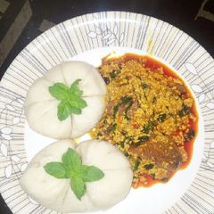 A picture of Egusi soup.