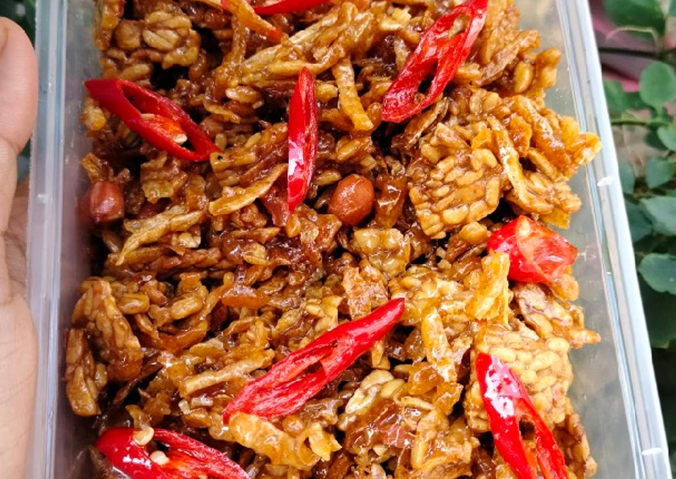 Kering Kentang Tempe dan Kacang
