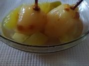 Una foto de melon de pera