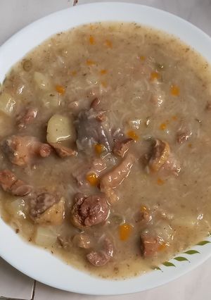 Una foto de Sopa de Menudencias