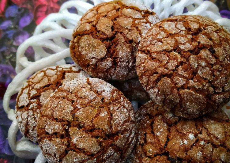 How to Prepare Perfect Crinkle Cookie