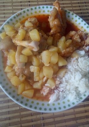 Una foto de Picante de patita de chancho
