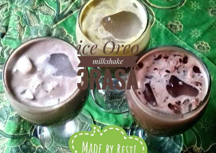 Ice Oreo milkshake 3rasa #EsZamanNow #pekaninspirasi