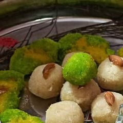 A picture of Coconut laddu and burfi #coco.