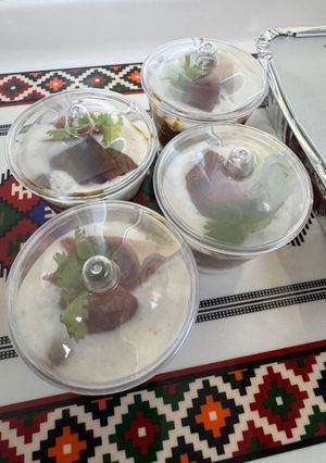صورة لوصفة فتت ورق عنب بالأكواب