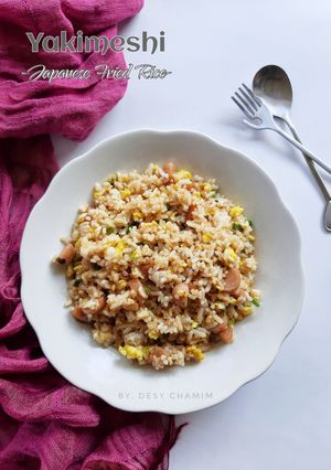 Foto resep Yakimeshi (Japanese Fried Rice) | SIMPLE, ENAK DAN GURIH