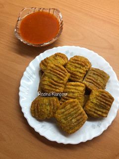 عکسی از دستور سیب زمینی پفکی