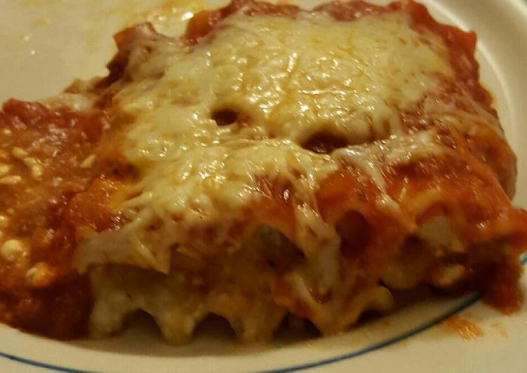 Recipe of Ultimate Taisen&#39;s lasagna roll ups