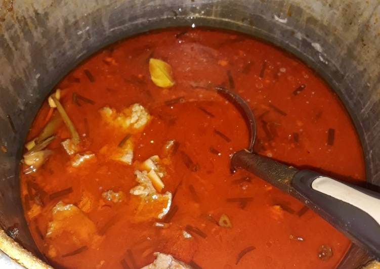 Resep Lada daging sapi dan usus sapi, Bisa Manjain Lidah