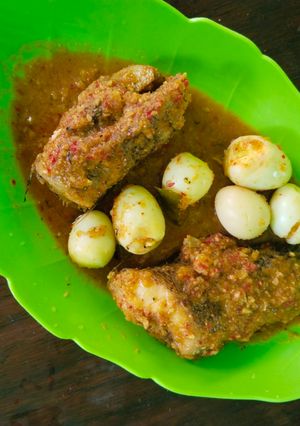 Foto resep Telur Puyuh & Ikan Gabus masak Medok