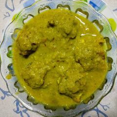 Palak kofta A picture of Palak kofta.