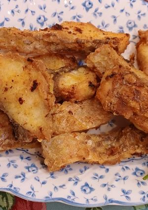 Hình của món Phi lê cá rô phi chiên giòn.