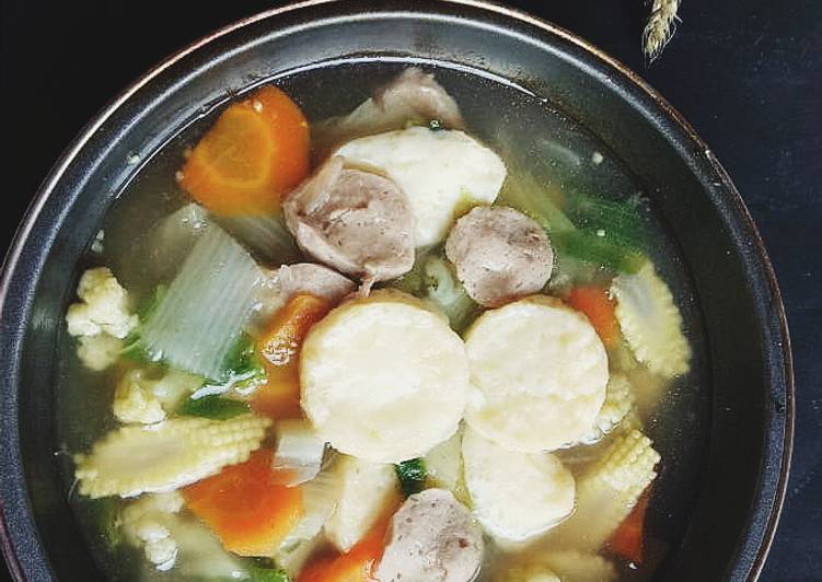 Langkah Mudah untuk memasak Capcay tofu bakso yang Menggugah Selera