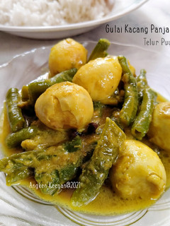 Foto resep Gulai Kacang Panjang Telur Puyuh