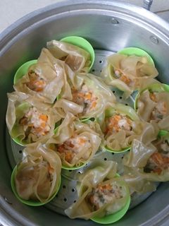 Foto resep Siomay kukus isi udang,ayam,dan sayuran