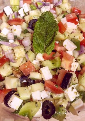 Una foto de Ensalada Griega
