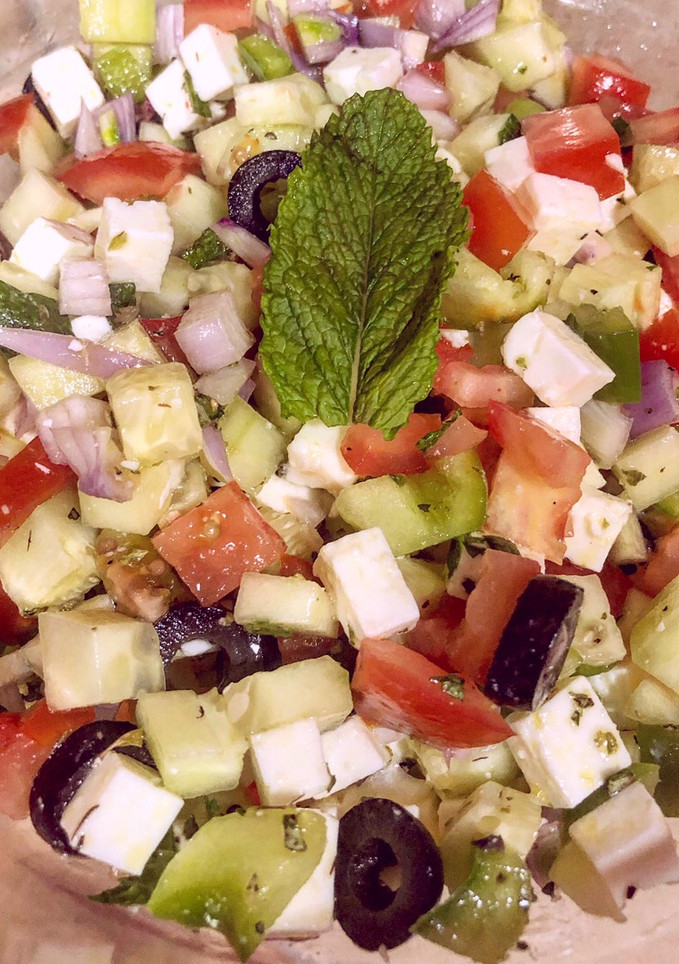 Una foto de Ensalada Griega