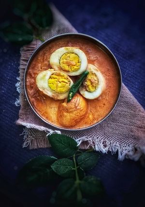 ডিমের জাফরানি ঝোল রেসিপির প্রধান ছবি