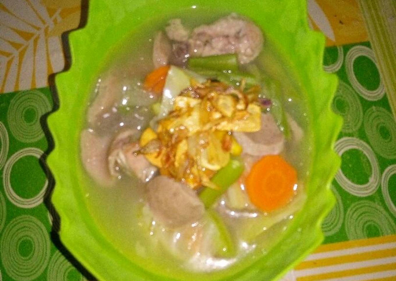 Sop ayam +baso ala ii