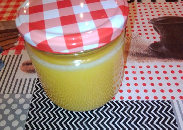 Salsa de naranja para postres y carnes en MC