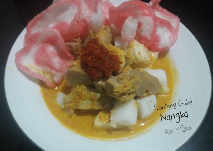 Wajib coba! Resep enak bikin Lontong Gulai Nangka  lezat