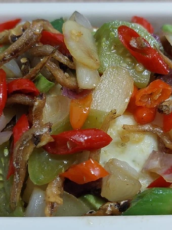 Recipe Oseng Sambel Pete Teri Asin dengan Telur Ceplok the So Delicious Tasty