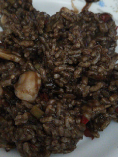 Una foto de Arroz negro con calamares