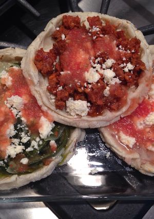 A picture of Mexican Gorditas.