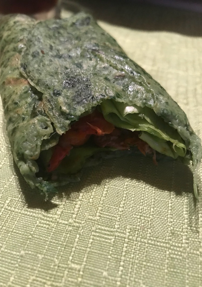 Una foto de Rolls de verduras+carne light