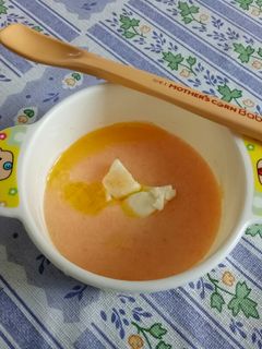 Foto resep Mpasi 4 Bintang (6 bulan) Bubur Salmon Tofu Wortel