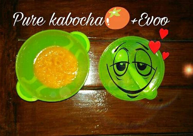 Resep masakan MPASI pure kabocha - labu kuning | Langkah Membuat MPASI pure kabocha - labu kuning Yang Mudah Dan Praktis