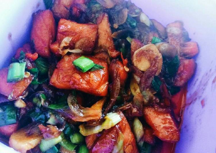 Resep Smoked Salmon Pedas Manis, Menggugah Selera