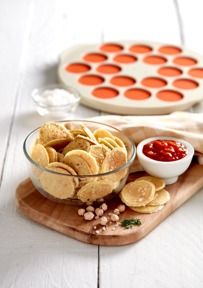 Una foto de Chips al punto de sal | Veggie Snacks - Lékué