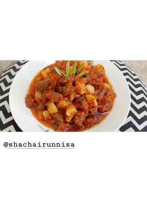Foto resep Sambal Goreng Kentang Bakso
