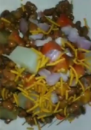 A picture of Ramas chaat recipe.