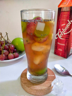 Foto resep 316. Es Teh Tropical (Anggur dan Apel)