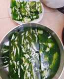 Rau câu giòn lá dứa