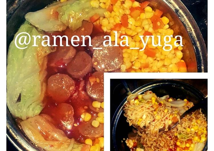 Recipe: Perfect Ramen Bakso Sederhana Super Pedas @ega_pragelia