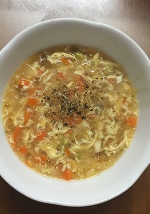 Hình của món Súp gà rau củ quả.