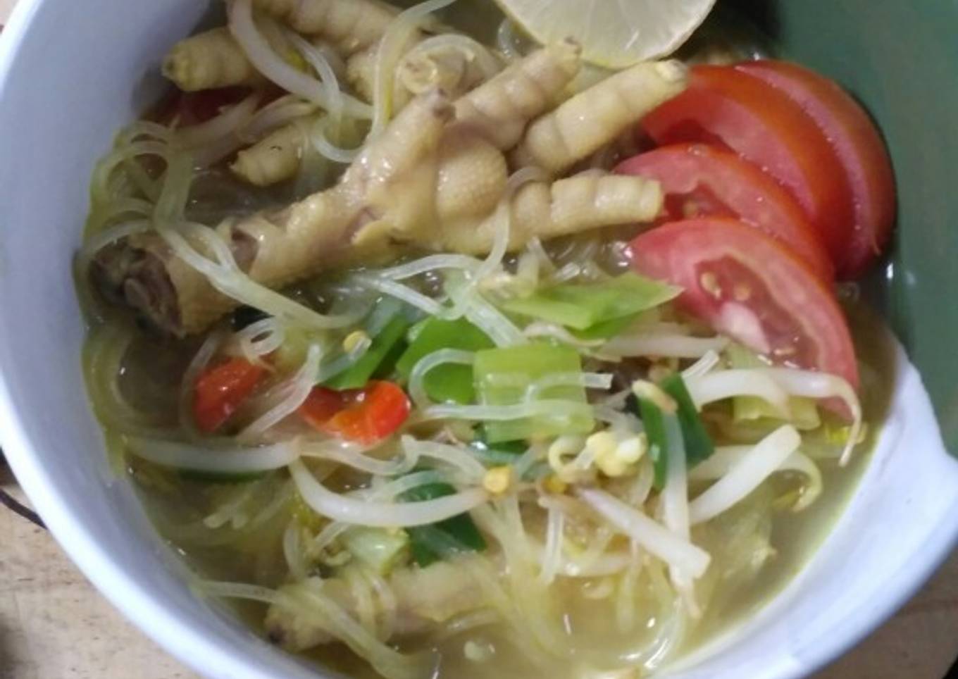 Soto bihun ceker