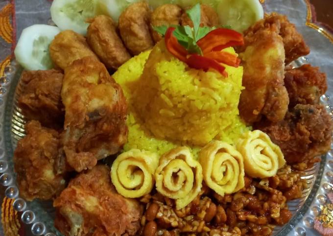 Nasi Kuning magic com tanpa santan