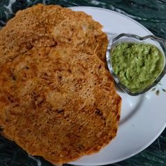 Pink Lentils Uttapam A picture of Pink Lentils Uttapam.