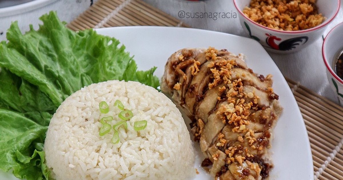 Resep Hainan Chicken Rice Ala Singapore oleh Susana Gracia Cathrine ...