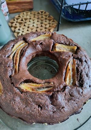 Una foto de Torta de cacao y banana ❤️☝️ o marmolada dos opciones 🩷🧉