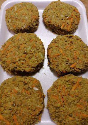 Una foto de Hamburguesas de lentejas