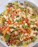 Ensalada de fideos con verduras