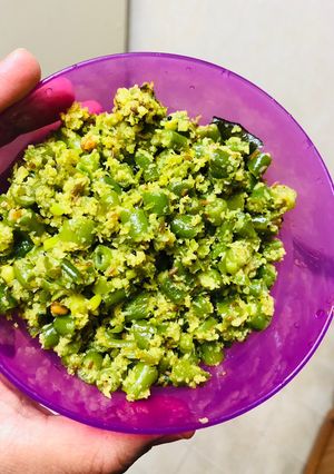 A picture of Beans Thovaran || Green Beans Stir Fry.