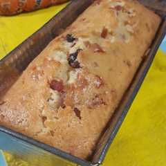 Una foto de Budín frutal