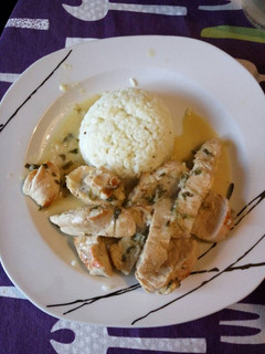 Una foto de Solomillo de pavo al cilantro